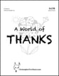 A World of Thanks SATB choral sheet music cover